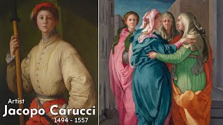 Artist Jacopo Carucci  Pontormo 1494  1557 Italian Mannerist Painter amp Portraitist  WAA [upl. by Ardnot510]