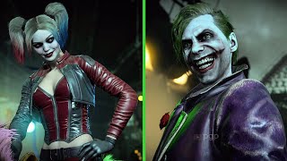 Joker vs Harley Quinn Best Intro Dialogues  Injustice 2 [upl. by Ettenajna]