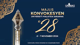 SIDANG 3  MAJLIS KONVOKESYEN UNIVERSITI MALAYSIA SARAWAK KE28 [upl. by Kidd160]