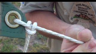 How to Tie Two Half Hitches [upl. by Lehrer692]