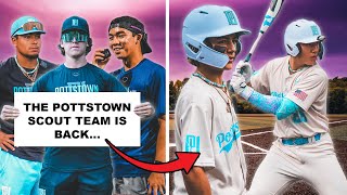 The Pottstown Scout Team HITS 2 INSANE Home Runs in Their First Playoff Game [upl. by Nospmoht]