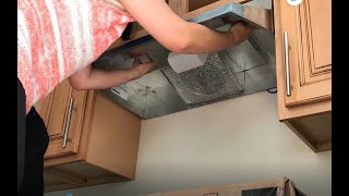 How to Install the Hauslane UCPS38 Under Cabinet Range Hood StepbyStep Guide [upl. by Fulvia673]