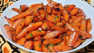 Roasted Carrots with Rosemary and Thyme  Holiday Side Dish ❤️ Step by Step [upl. by Angrist253]