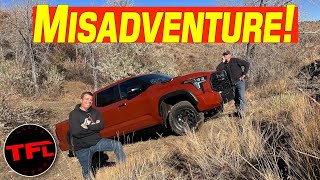 2024 Toyota Tundra TRD Pro OffRoad Review NARROWLY Escaped Major Trail Damage [upl. by Ribaudo]