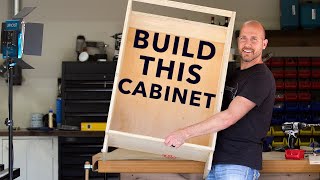 Cabinet Making for Beginners  First Attempt [upl. by Aissatan]