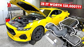 INSTALLING a MASSIVE 30L Whipple Supercharger on my 2024 Mustang GT MADE INSANE POWER [upl. by Ahsoem]