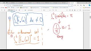 Fourier Class 2 Orthogonality and Orthonormality [upl. by Rehtnug]