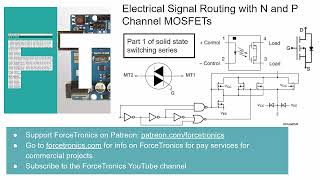 Electrical Signal Routing with N and P Channel MOSFETs [upl. by Redmond]