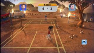 Racquet Sports Wii Badminton gameplay with camera controls [upl. by Etnaed]