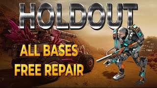 War Commander  Holdout 10052024  All bases free repair [upl. by Eirlav]