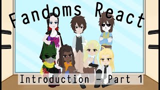 Fandoms React Introduction  Part 1 [upl. by Janerich]