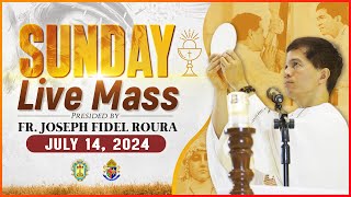 SUNDAY FILIPINO MASS TODAY LIVE  JULY 14 2024  FR JOSEPH FIDEL ROURA [upl. by Colbye999]