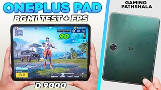 OnePlus Pad  BGMI Test with FPS 🔥 Acha hai Gaming Ke liye [upl. by Ahtnamys]