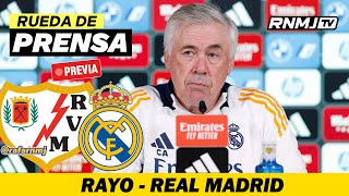 RUEDA DE PRENSA de ANCELOTTI previa Rayo  Real Madrid 13122024 [upl. by Divan]