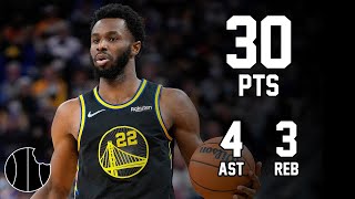 Andrew Wiggins Highlights  Pelicans vs Warriors  22nd Nov 2024 [upl. by Larianna]