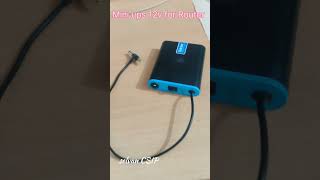 Mini UPS 12V for Router [upl. by Nafis]