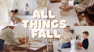 baking decorating festive activities boo baskets  more  ALL THINGS FALL VLOG [upl. by Yeslehc]