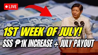 SSS JULY 2024 PAYOUT ISASABAY NA ANG SSS 2ND TRANCHE ₱1000 PENSION INCREASE [upl. by Westland753]