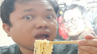 Nongshim Noodles Spicy  Mukbang [upl. by Elocan307]