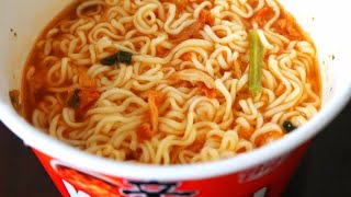 I tried Nong Shim Red Super Spicy Noodles  Shin Ramyun  ytshorts [upl. by Aznofla144]