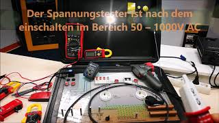 Berührungsloser Spannungsprüfer Spannungstester NCV 1040 einpoliger Spannungsprüfer  Magnetfeldtest [upl. by Megargee]