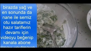 Mayonezli Semiz Otu Salatası [upl. by Colner]