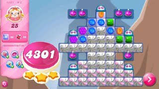 Candy Crush Saga Level 4301 NO BOOSTERS  3 Stars 🌟🌟🌟 [upl. by O'Mahony]