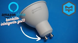 Cómo CONFIGURAR la Aigostar Bombilla Inteligente LED GU10 con Alexa [upl. by Rednasyl477]