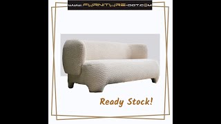 Modern Lambswool 3 Seater Sofa  Elephant Sofa  FRM6286C [upl. by Anah]