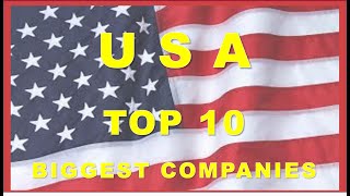 USAs Top 10 Biggest companies [upl. by Muraida]