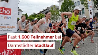 Fast 1600 Teilnehmer bei Darmstädter Stadtlauf [upl. by Ahsinet]