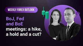 BoJ Fed and BoE meetings a hike a hold and a cut [upl. by Margarette]