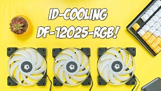 IDCooling DF12025RGB Trio Case Fans Review [upl. by Regina]