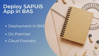 Step by step to Deploy SAPUI5 Application in BAS  Deployment  UI5  Cloud Foundry  on Premise [upl. by Oivalf278]