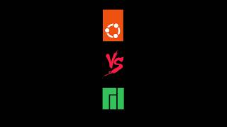 Ubuntu VS Manjaro linux shorts [upl. by Winthrop747]