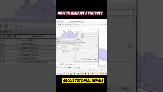 How to Rename Fields in ArcGIS ArcGIS shorts Shorts [upl. by Eciram]