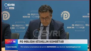 PO NDODH Mblidhet këshilli kombëtar i Partisë Demokratike 13122024 [upl. by Hadeis]