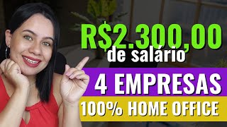 4 EMPRESA CONTRATANDO PARA TRABALHOS HOME OFFICE [upl. by Mort]