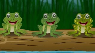 Five Little Speckled Frogs Song by Kids Learning Videos [upl. by Nnewg]