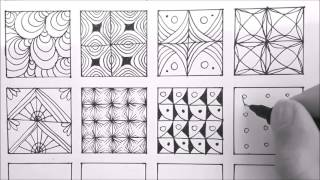 Patterns For Doodling  24 Doodle Patterns Zentangle Patterns Mandala Patterns [upl. by Slaughter881]