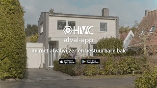 HVC Afval app  Nu met afvalwijzer en bestuurbare bak [upl. by Reeves]