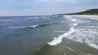 Ostsee Wellenrauschen und Wellengang am Strand [upl. by Ierbua881]