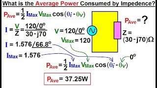 Electrical Engineering Ch 12 AC Power 6 of 38 Average Power A Closer Look [upl. by Disraeli]