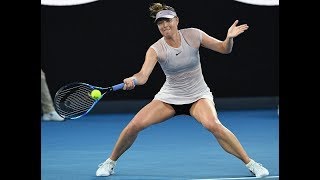 WTA Shot of the Month February 2018  Maria Sharapova [upl. by Malkin]