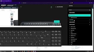 Windows amp Logitech MX Keys S  How To Take Normal Screenshots Print Screen [upl. by Ume]