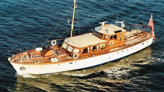 €14 Million Classic Yacht Tour  1966 James A Silver 23 Metre [upl. by Mosenthal457]