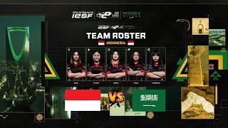 TIMNAS Women MLBB Indonesia vs Arab Saudi di IESF World Esports Championship 2024 mlbbidcreator [upl. by Ettesel920]