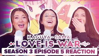 KaguyaSama Love is War  Reaction  S3E5  Chika Fujiwara Wants to Beat a Rhythm [upl. by Chace]