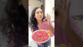 15 mins beetroot hummus recipe hummusrecipe healthyrecipes kraviings [upl. by Ydissahc]