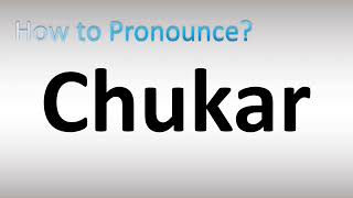 How to Pronounce Chukar [upl. by Aziram245]